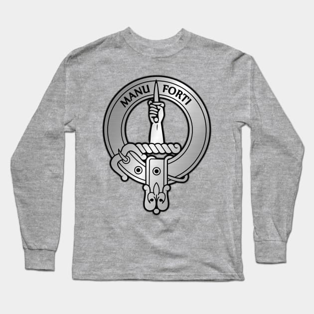 Clan MacKay Crest Long Sleeve T-Shirt by Taylor'd Designs